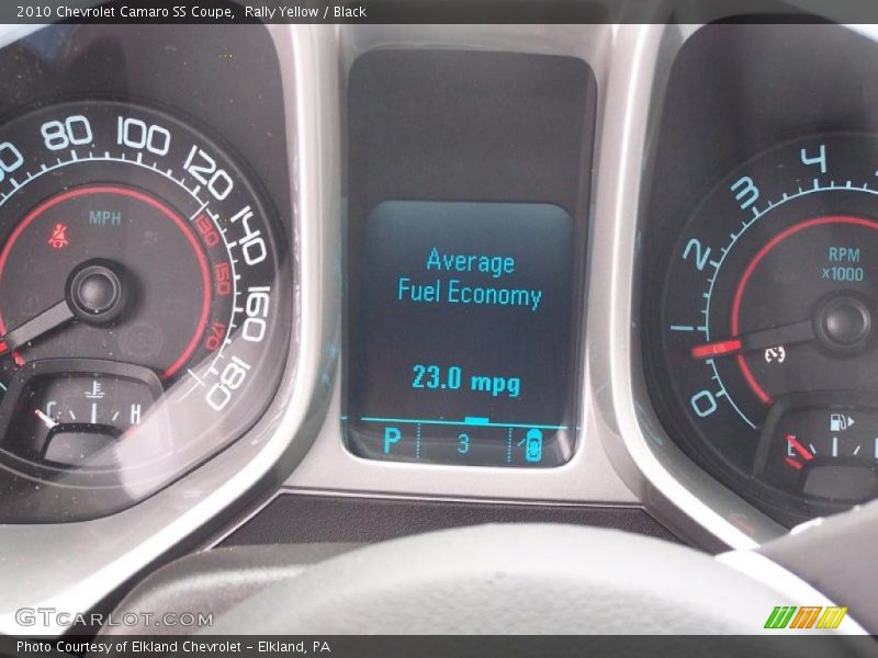 Rally Yellow / Black 2010 Chevrolet Camaro SS Coupe