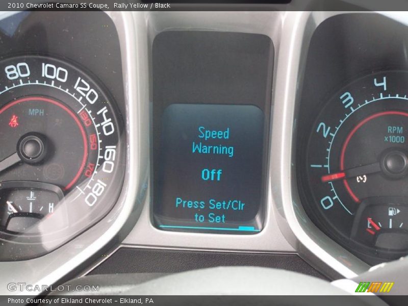 Rally Yellow / Black 2010 Chevrolet Camaro SS Coupe
