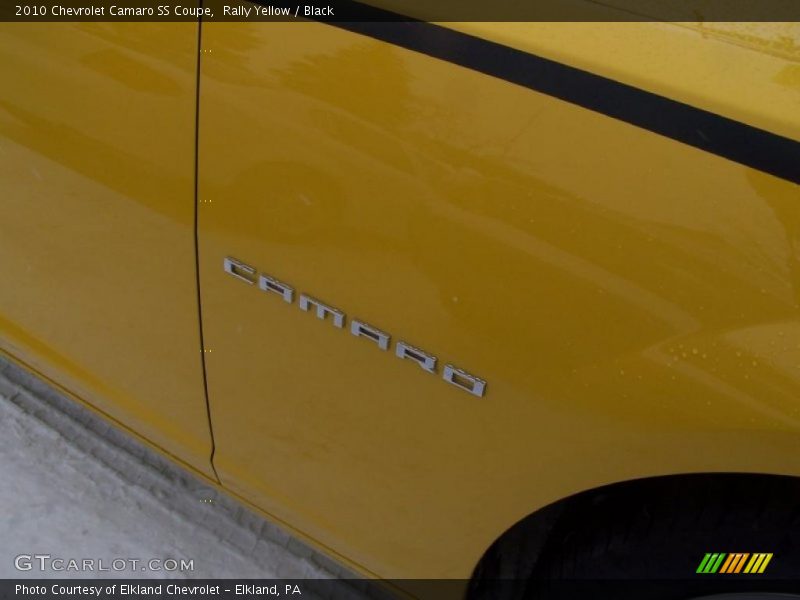 Rally Yellow / Black 2010 Chevrolet Camaro SS Coupe