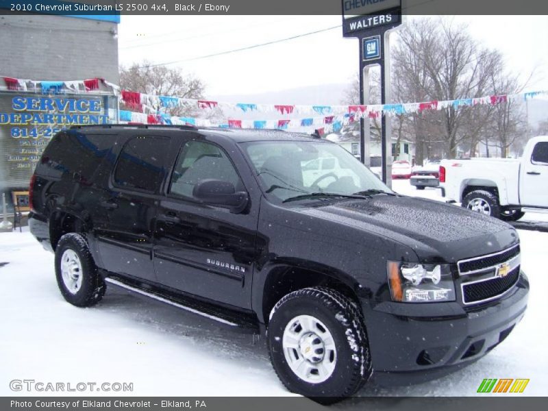 Black / Ebony 2010 Chevrolet Suburban LS 2500 4x4