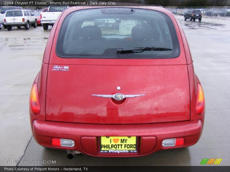 Inferno Red Pearlcoat / Dark Slate Gray 2004 Chrysler PT Cruiser