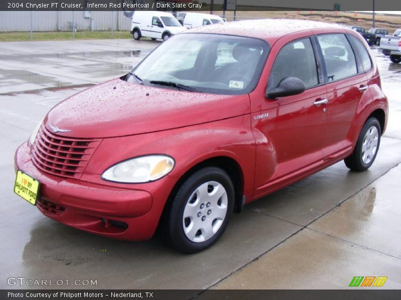 Inferno Red Pearlcoat / Dark Slate Gray 2004 Chrysler PT Cruiser