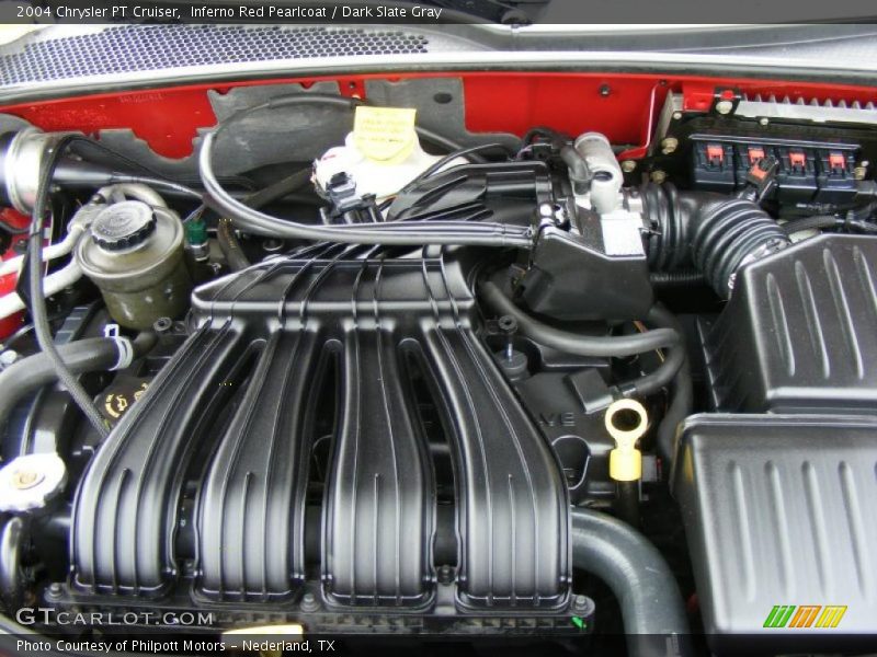 Inferno Red Pearlcoat / Dark Slate Gray 2004 Chrysler PT Cruiser