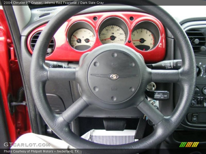 Inferno Red Pearlcoat / Dark Slate Gray 2004 Chrysler PT Cruiser