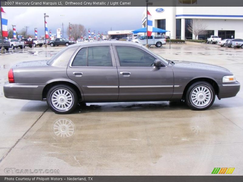 Driftwood Grey Metallic / Light Camel 2007 Mercury Grand Marquis LS