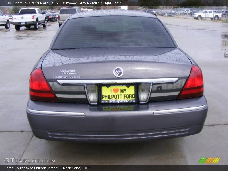 Driftwood Grey Metallic / Light Camel 2007 Mercury Grand Marquis LS