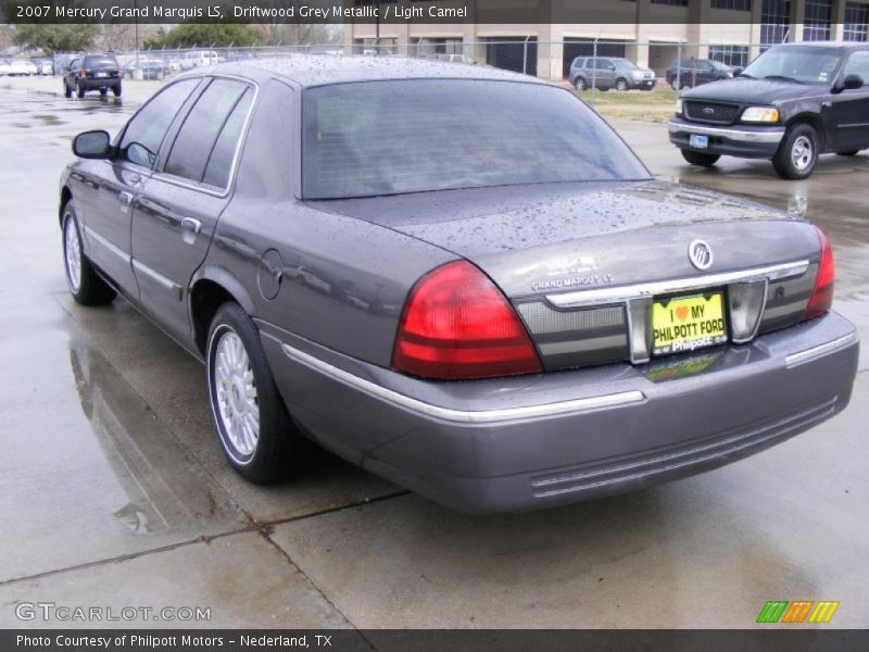 Driftwood Grey Metallic / Light Camel 2007 Mercury Grand Marquis LS