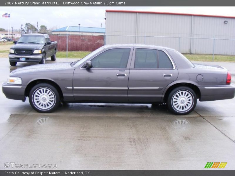 Driftwood Grey Metallic / Light Camel 2007 Mercury Grand Marquis LS