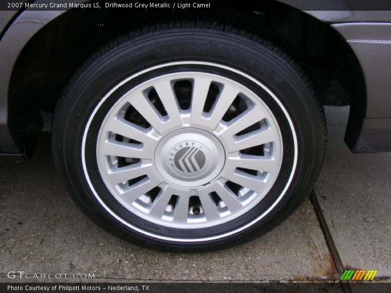 Driftwood Grey Metallic / Light Camel 2007 Mercury Grand Marquis LS