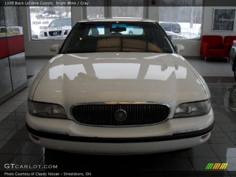 Bright White / Gray 1998 Buick LeSabre Custom