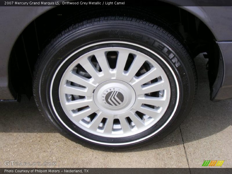 Driftwood Grey Metallic / Light Camel 2007 Mercury Grand Marquis LS