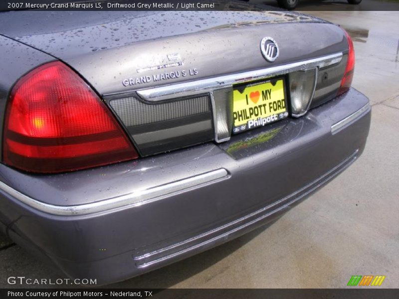 Driftwood Grey Metallic / Light Camel 2007 Mercury Grand Marquis LS