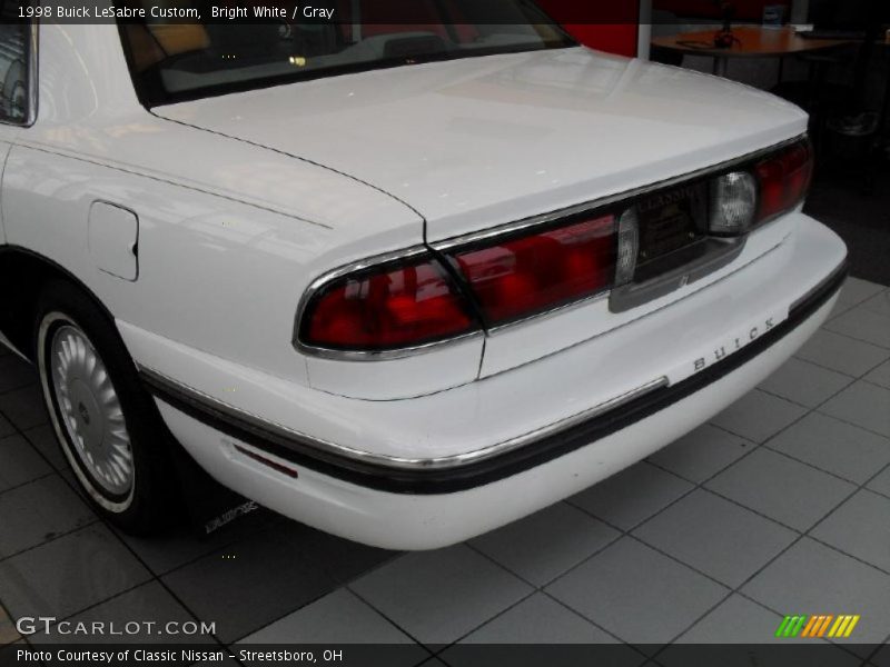 Bright White / Gray 1998 Buick LeSabre Custom