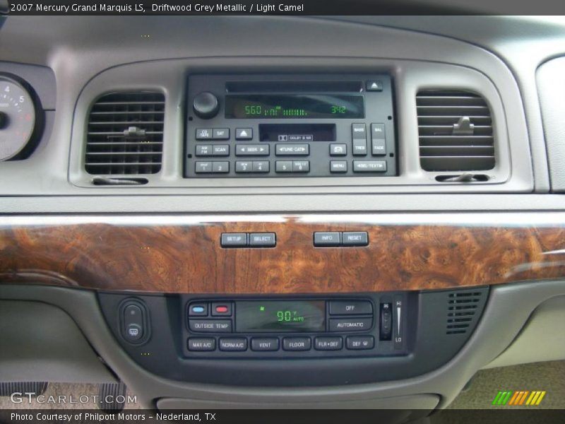 Driftwood Grey Metallic / Light Camel 2007 Mercury Grand Marquis LS