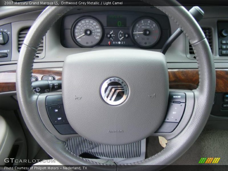 Driftwood Grey Metallic / Light Camel 2007 Mercury Grand Marquis LS