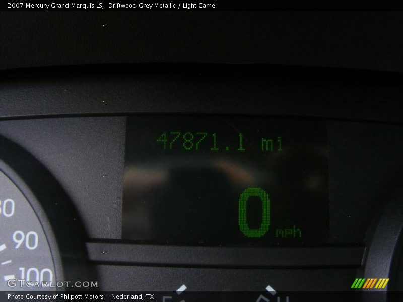 Driftwood Grey Metallic / Light Camel 2007 Mercury Grand Marquis LS