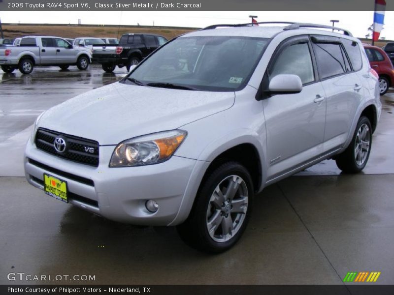 Classic Silver Metallic / Dark Charcoal 2008 Toyota RAV4 Sport V6