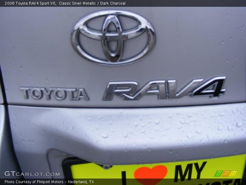 Classic Silver Metallic / Dark Charcoal 2008 Toyota RAV4 Sport V6