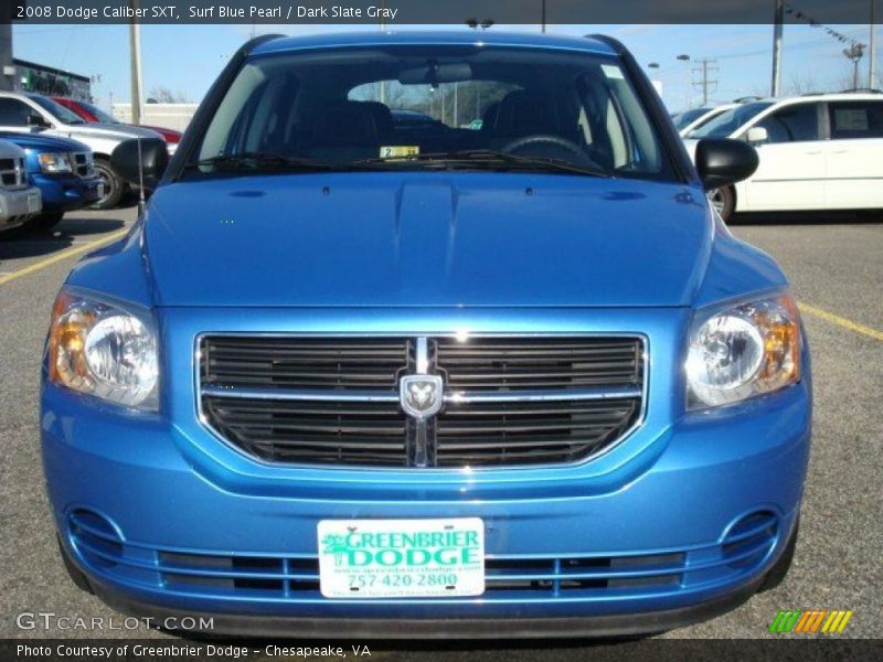 Surf Blue Pearl / Dark Slate Gray 2008 Dodge Caliber SXT