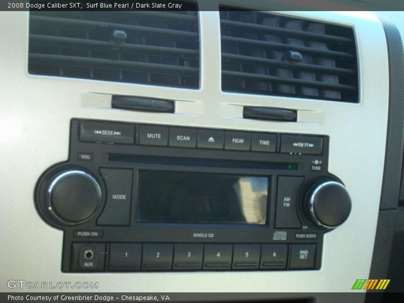 Surf Blue Pearl / Dark Slate Gray 2008 Dodge Caliber SXT