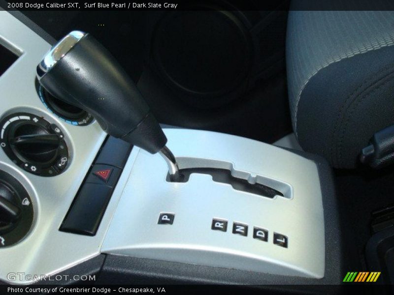 Surf Blue Pearl / Dark Slate Gray 2008 Dodge Caliber SXT