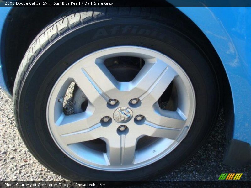 Surf Blue Pearl / Dark Slate Gray 2008 Dodge Caliber SXT