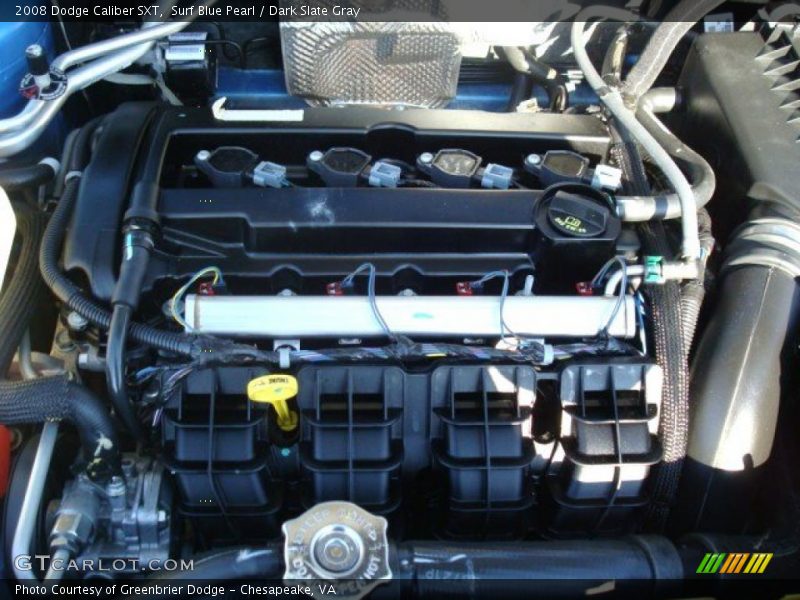 Surf Blue Pearl / Dark Slate Gray 2008 Dodge Caliber SXT