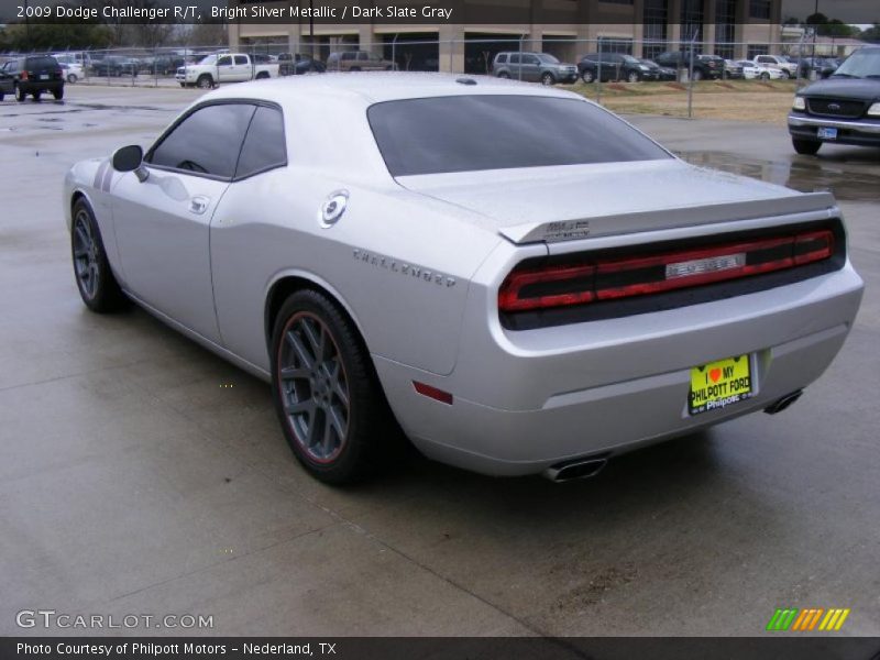 Bright Silver Metallic / Dark Slate Gray 2009 Dodge Challenger R/T