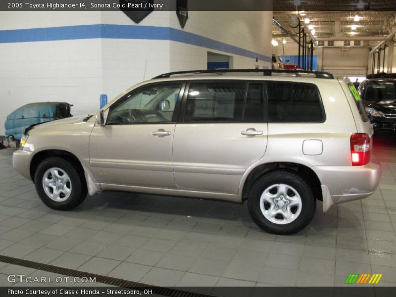 Sonora Gold Pearl / Ivory 2005 Toyota Highlander I4