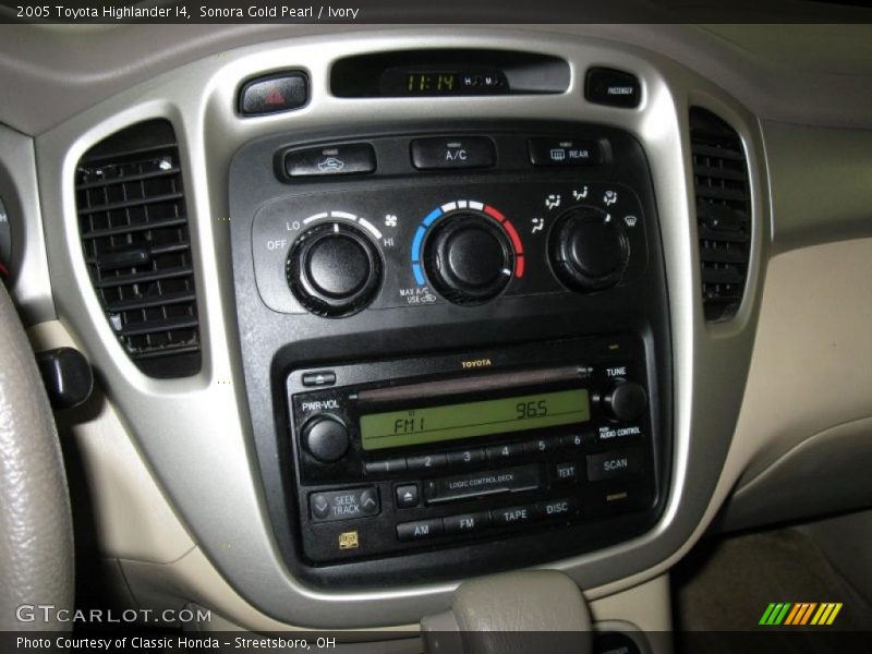 Sonora Gold Pearl / Ivory 2005 Toyota Highlander I4