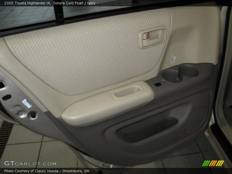 Sonora Gold Pearl / Ivory 2005 Toyota Highlander I4