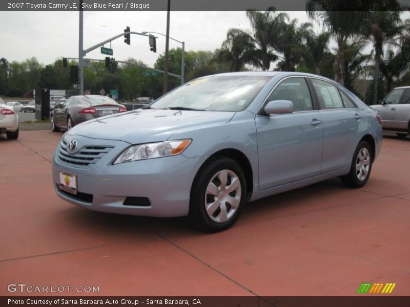 Sky Blue Pearl / Bisque 2007 Toyota Camry LE