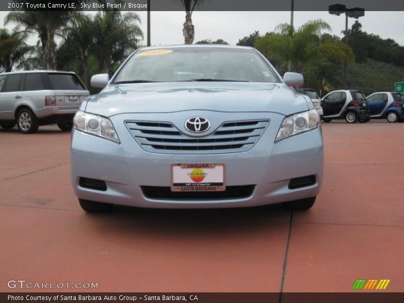 Sky Blue Pearl / Bisque 2007 Toyota Camry LE