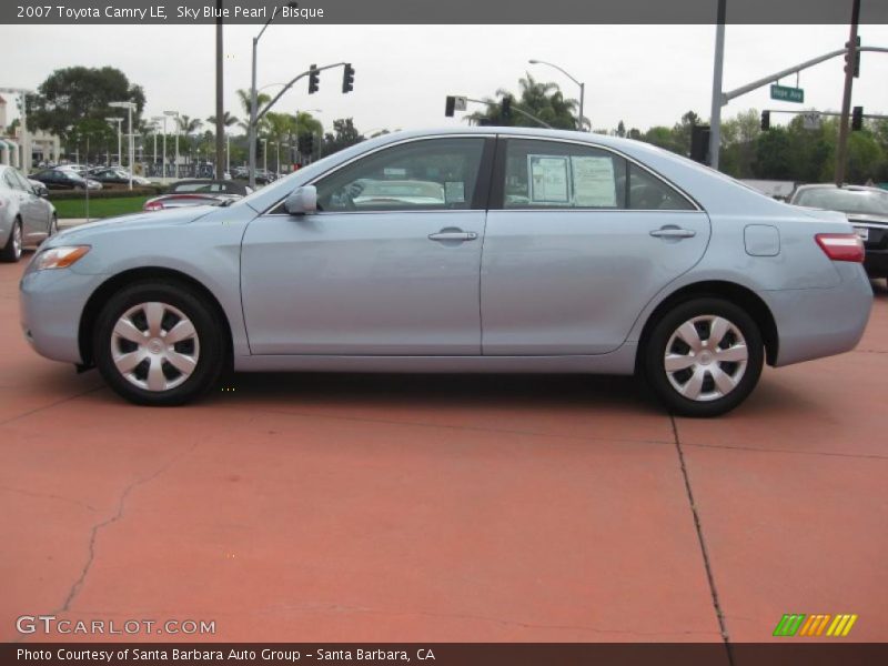 Sky Blue Pearl / Bisque 2007 Toyota Camry LE