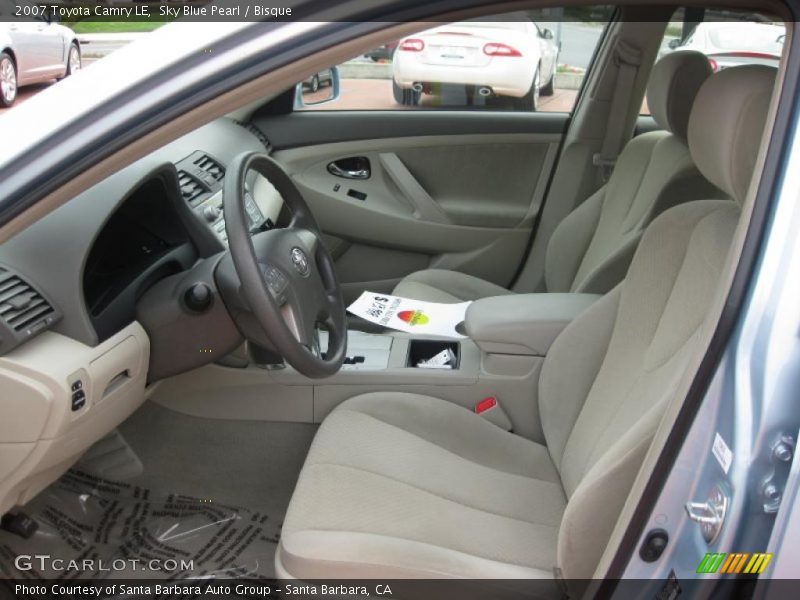 Sky Blue Pearl / Bisque 2007 Toyota Camry LE