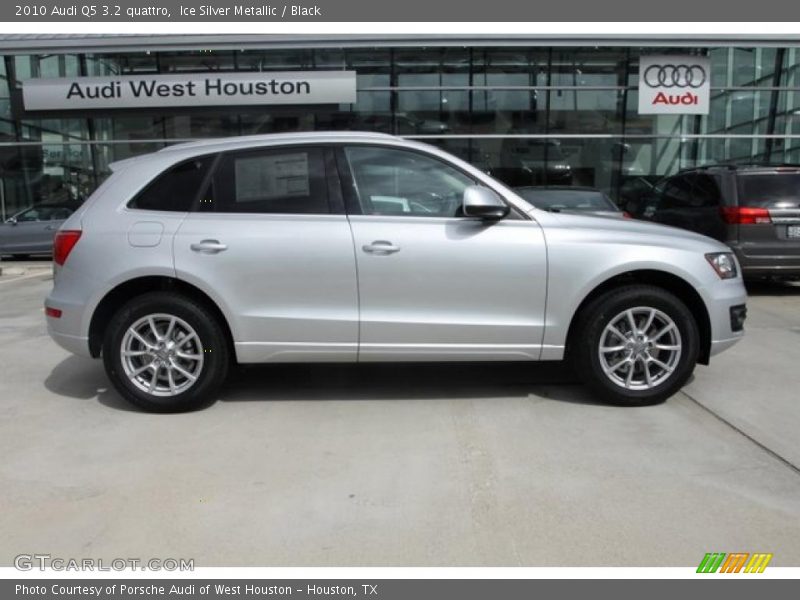 Ice Silver Metallic / Black 2010 Audi Q5 3.2 quattro
