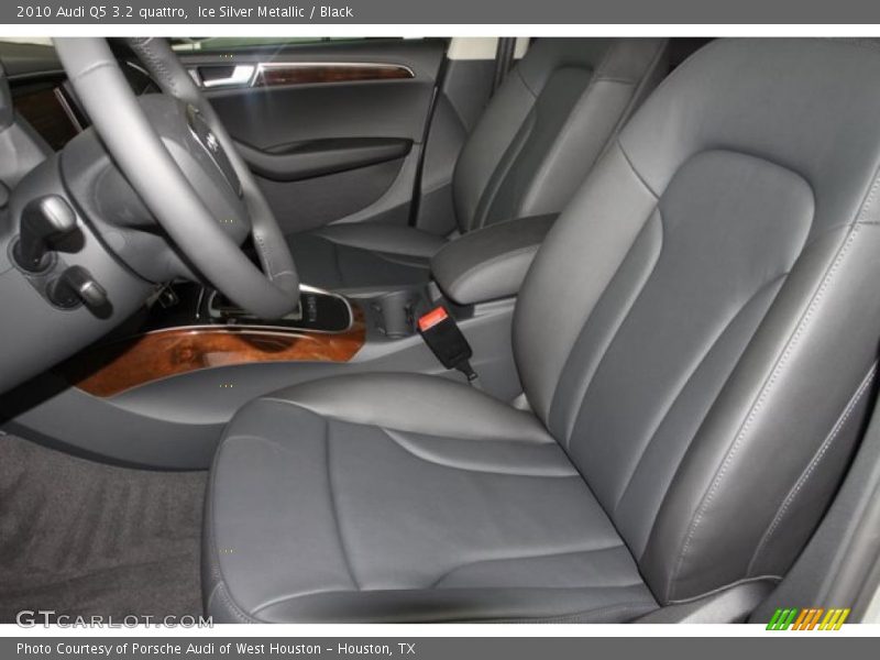 Ice Silver Metallic / Black 2010 Audi Q5 3.2 quattro