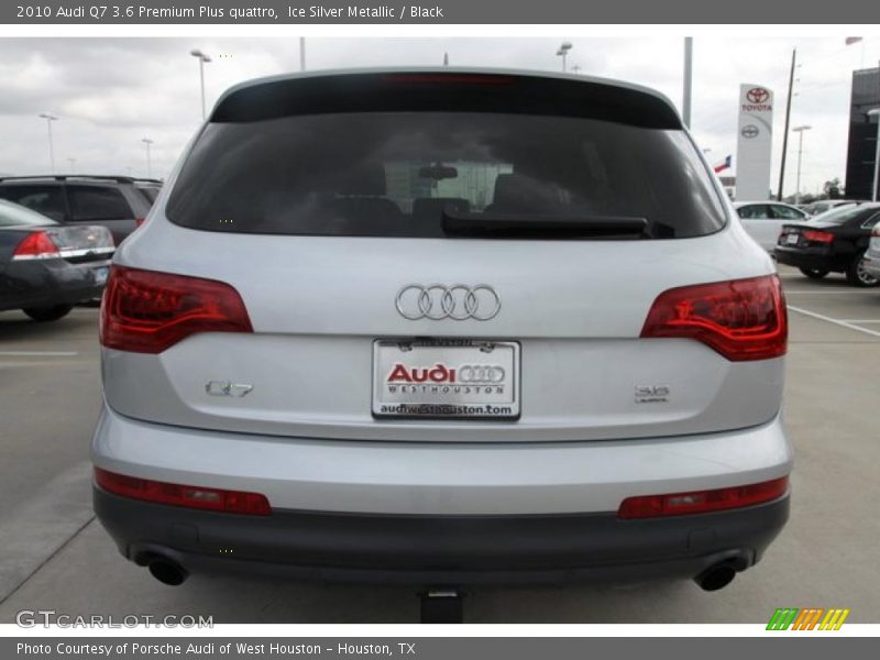 Ice Silver Metallic / Black 2010 Audi Q7 3.6 Premium Plus quattro