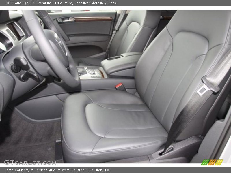 Ice Silver Metallic / Black 2010 Audi Q7 3.6 Premium Plus quattro