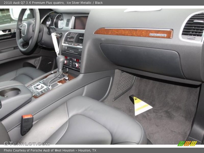 Ice Silver Metallic / Black 2010 Audi Q7 3.6 Premium Plus quattro