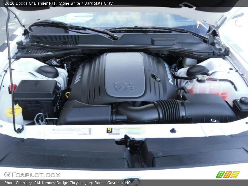 Stone White / Dark Slate Gray 2010 Dodge Challenger R/T