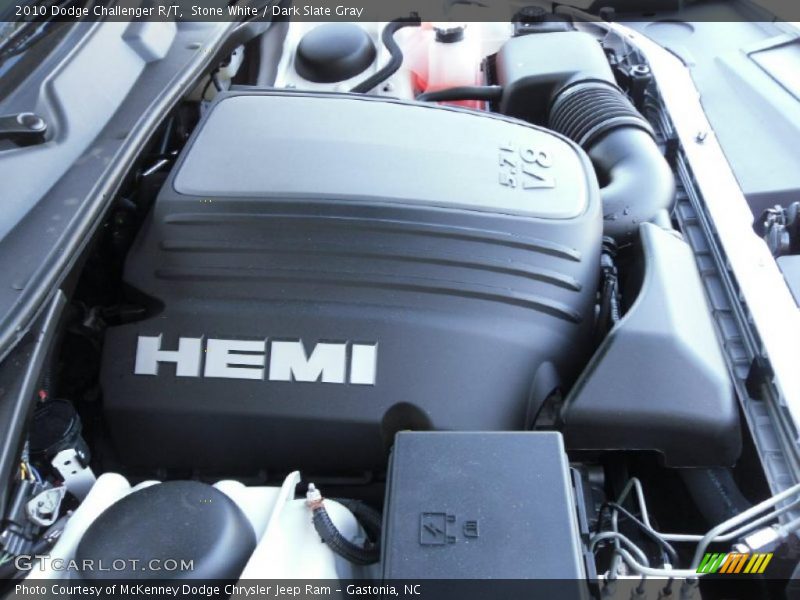 Stone White / Dark Slate Gray 2010 Dodge Challenger R/T