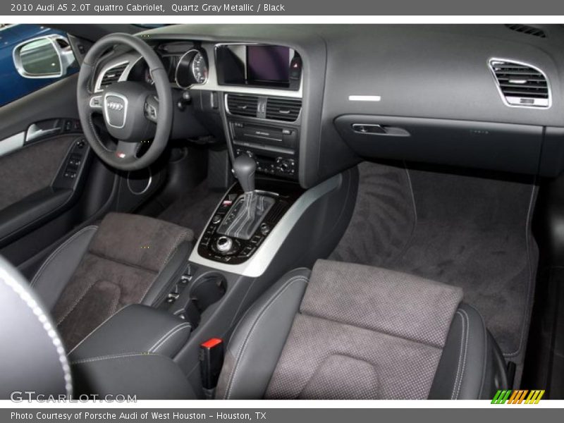Quartz Gray Metallic / Black 2010 Audi A5 2.0T quattro Cabriolet