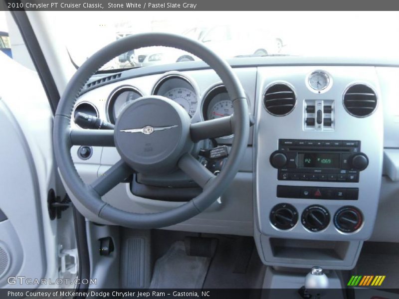 Stone White / Pastel Slate Gray 2010 Chrysler PT Cruiser Classic