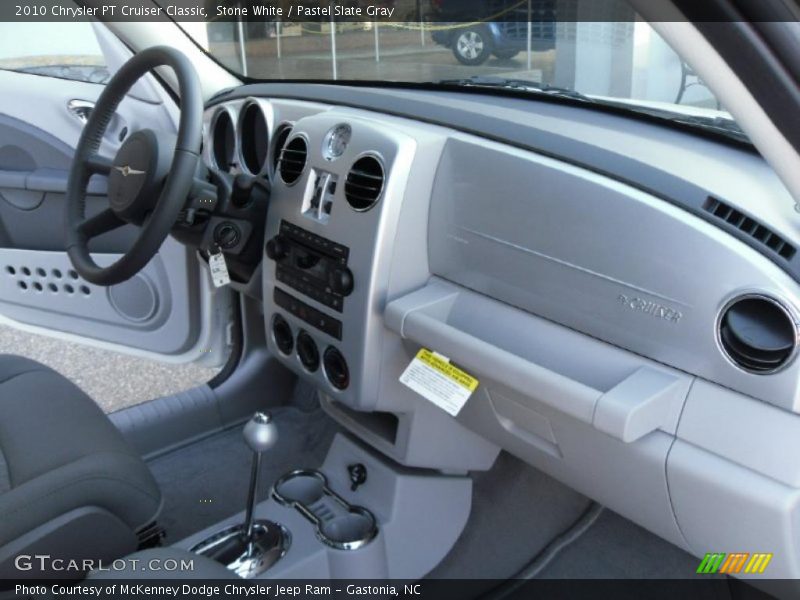 Stone White / Pastel Slate Gray 2010 Chrysler PT Cruiser Classic