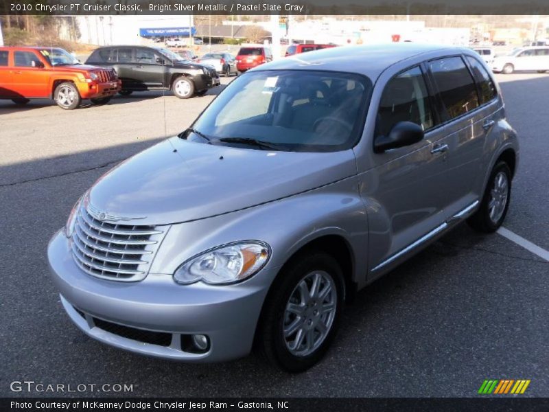 Bright Silver Metallic / Pastel Slate Gray 2010 Chrysler PT Cruiser Classic
