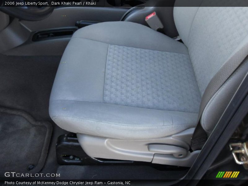 Dark Khaki Pearl / Khaki 2006 Jeep Liberty Sport