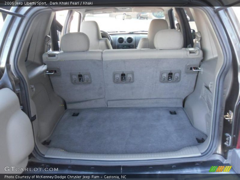 Dark Khaki Pearl / Khaki 2006 Jeep Liberty Sport