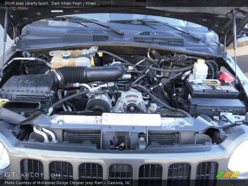 Dark Khaki Pearl / Khaki 2006 Jeep Liberty Sport