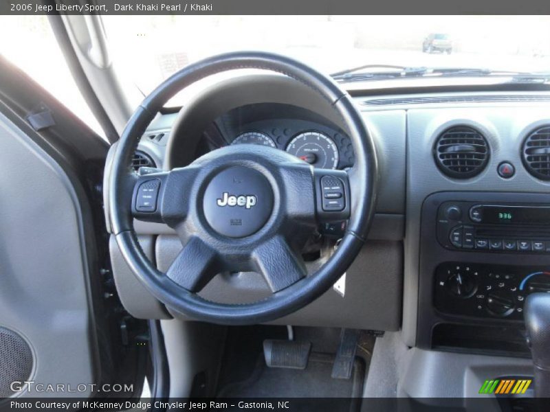 Dark Khaki Pearl / Khaki 2006 Jeep Liberty Sport